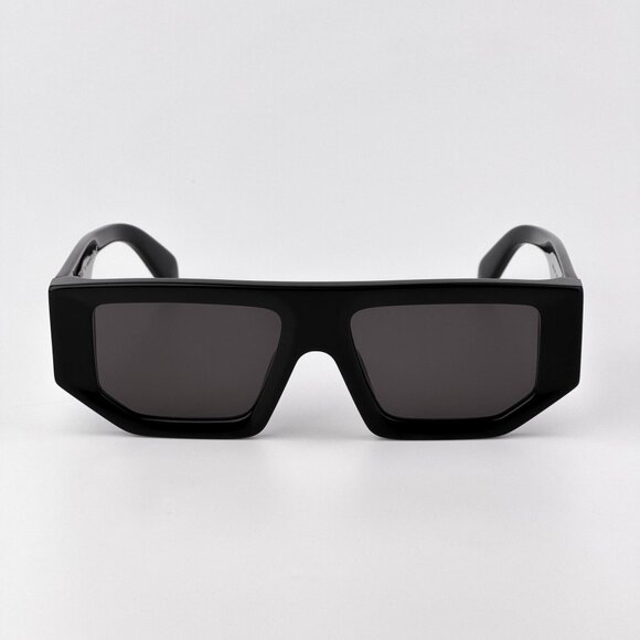Off-White VANCOUVER Men Sunglasses Black Square Grey Lenses | Model OERI13F 1007 - Picture 3 of 12